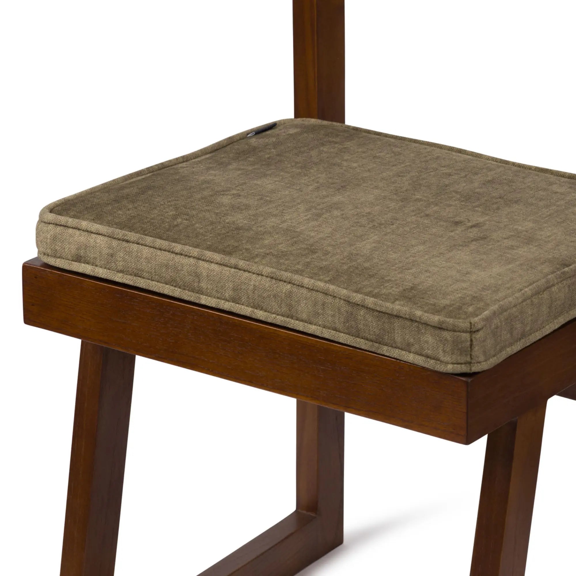 Soft and Breathable Cushion for Library Box Chair in Blue Velvet Fabric