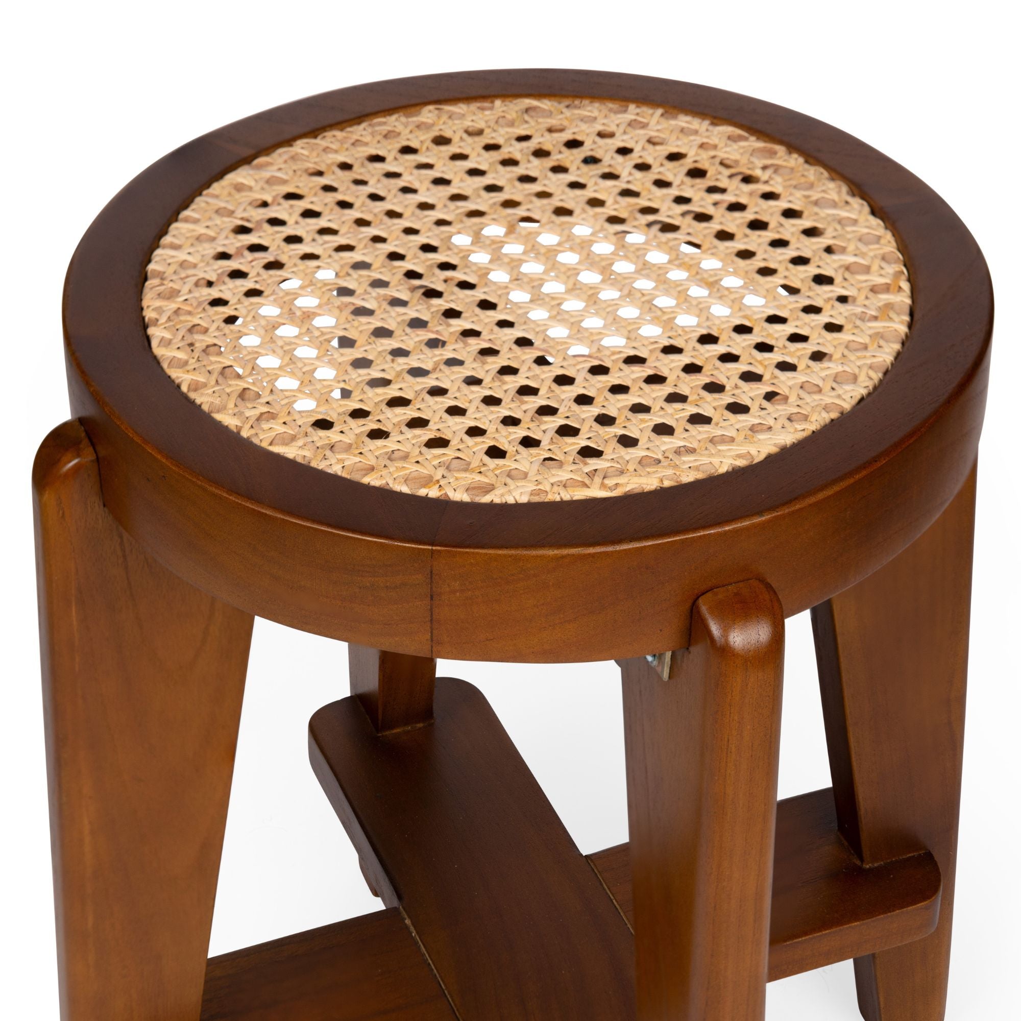 Rattan Bar Stool - Low - THAT COOL LIVING