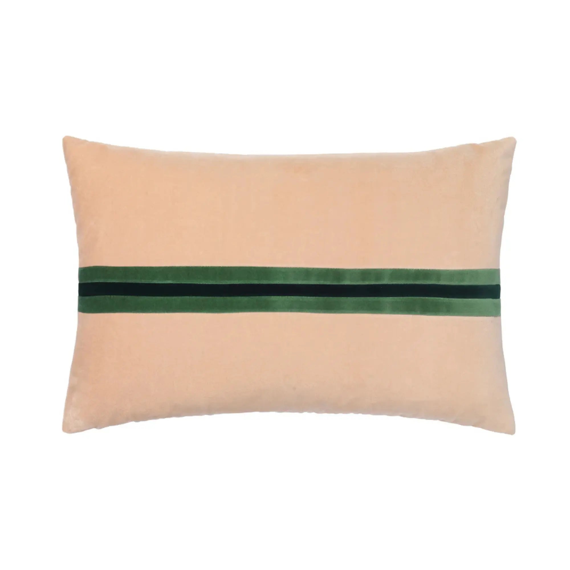  Elegant Harlow Cushion with intricate hand-embroidered details and plush feel