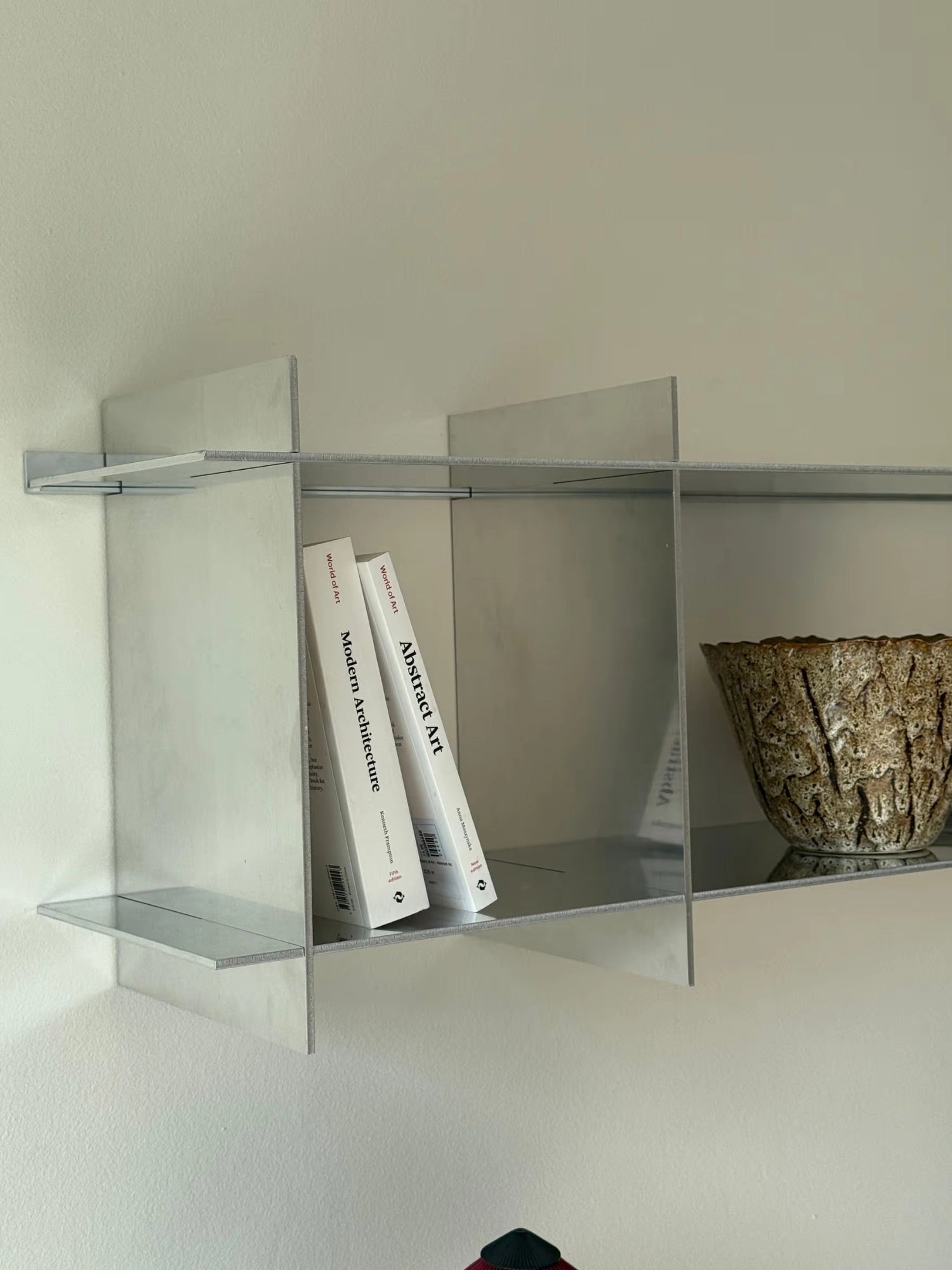 Ark Raw Aluminum Shelf by Tinted Objects - THAT COOL LIVING