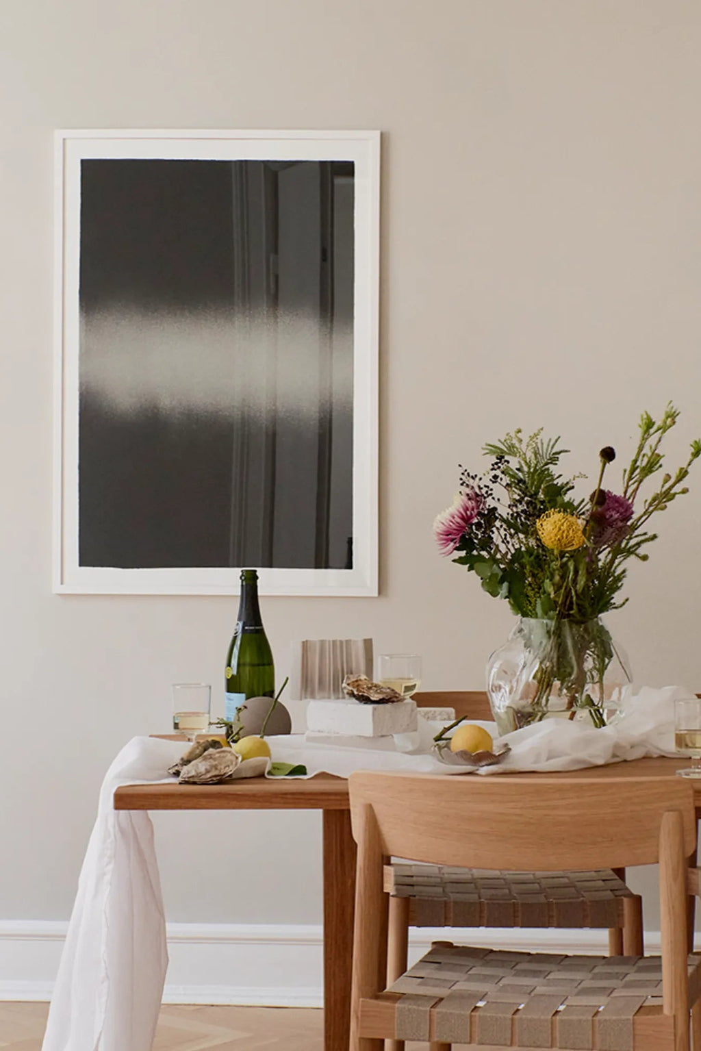 Black Interstellar sleek and modern black leather wallet with silver accents and multiple card slots