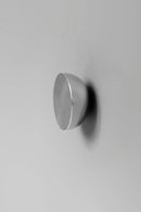  Elegant oval silver frame wall mirror with beveled edges