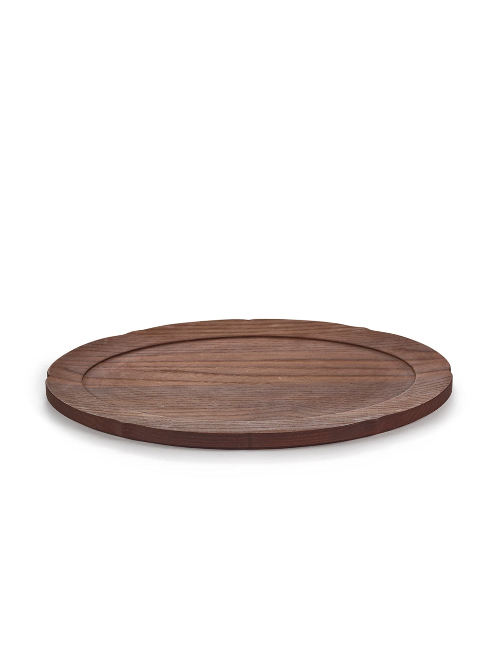 Silhouette Oval Wood Tray