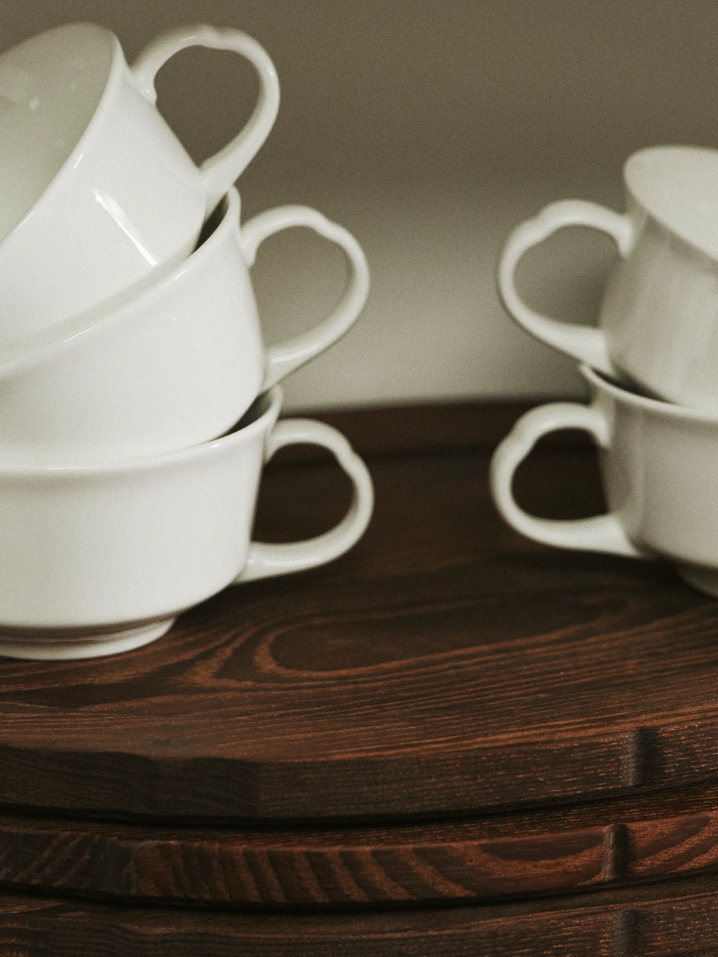 Silhouette Oval Wood Tray