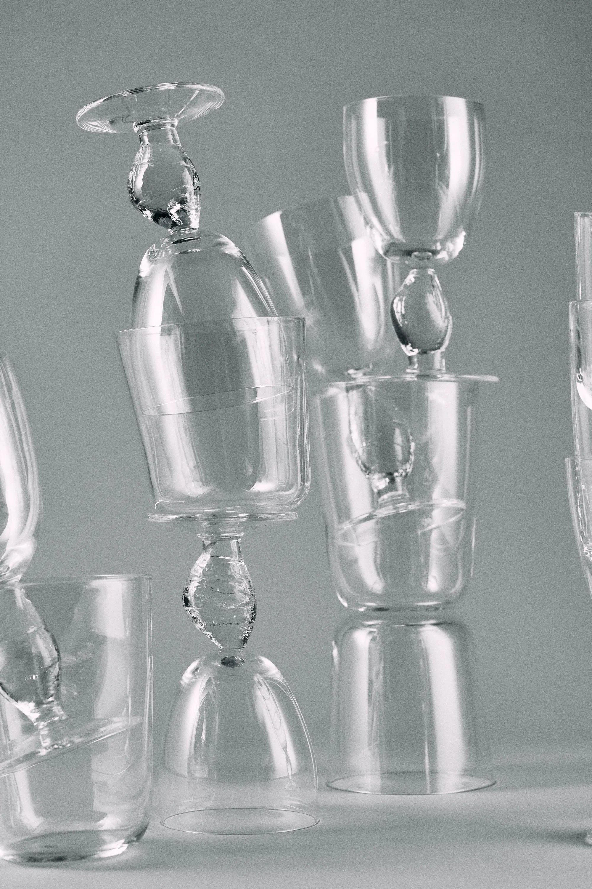 Out of Lines Medium Tumbler - Set of 4 by Serax - THAT COOL LIVING