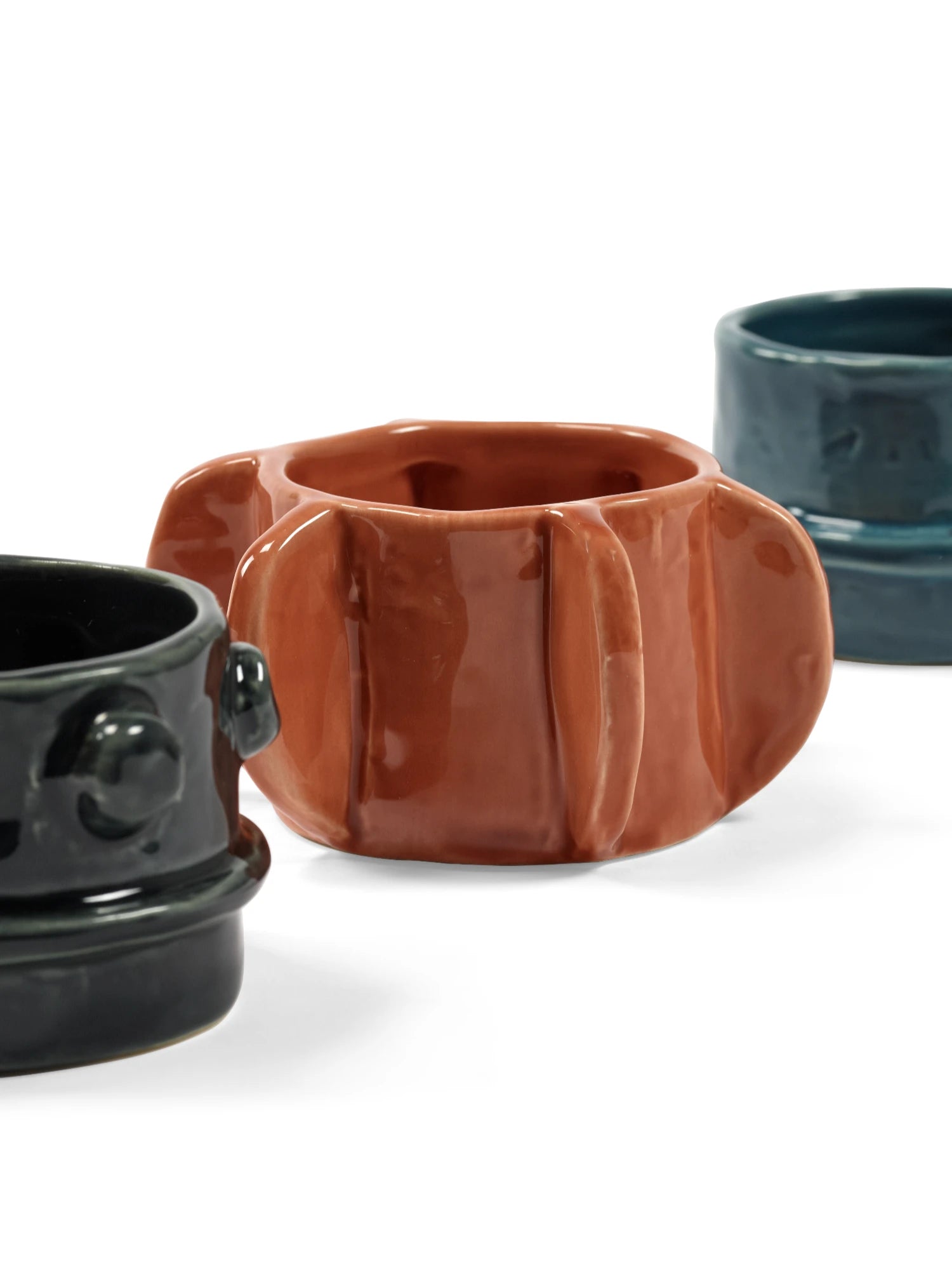 Glazed Molly Tealight Holder – Set of 3 by Serax - THAT COOL LIVING