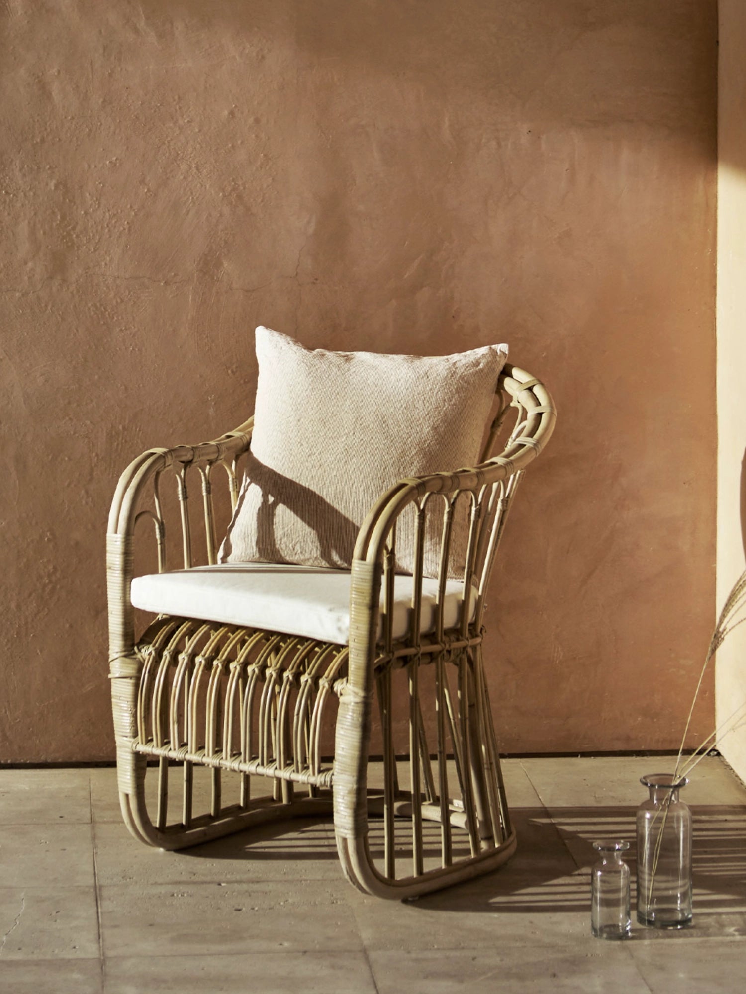 Rattan Dining Chair - Set of 2 by Tine K - THAT COOL LIVING