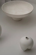 Handcrafted Sumo Vase - Petit in elegant ivory color
