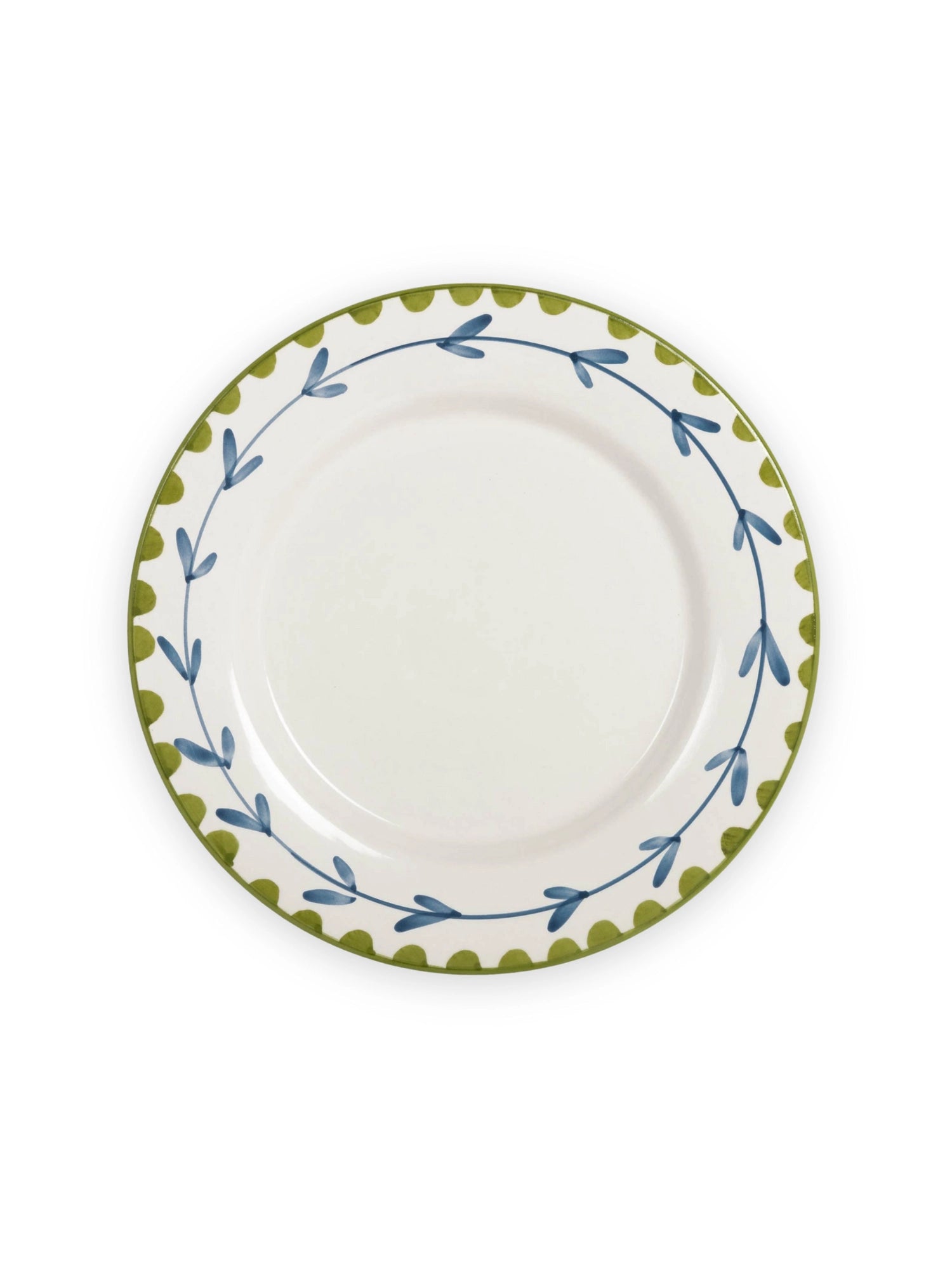 Banana Hand-Painted Dinner Plate - Set of 4 by Valsa Home - THAT COOL LIVING