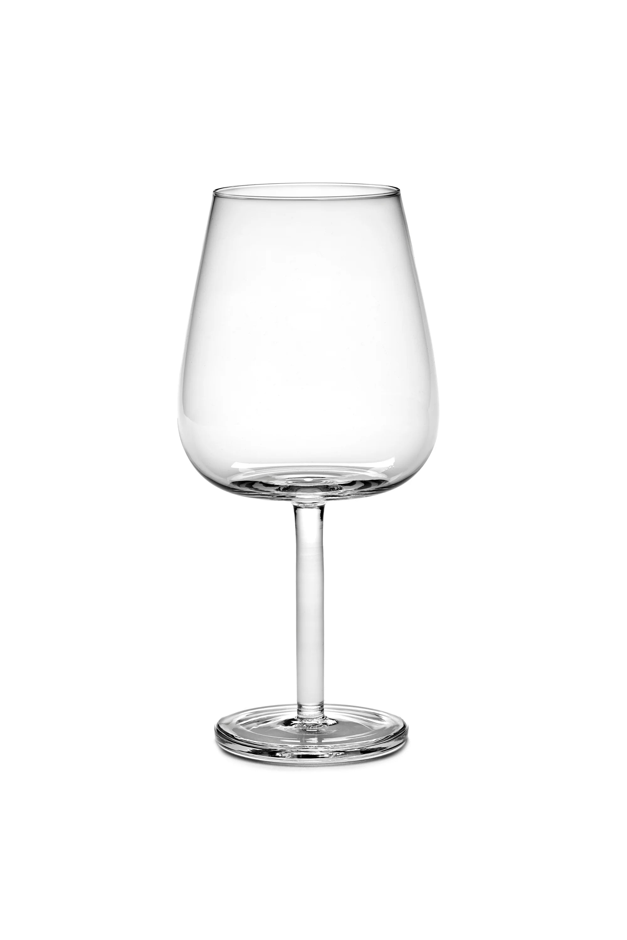 Base Curved Red Wine Glass - Set of 4
