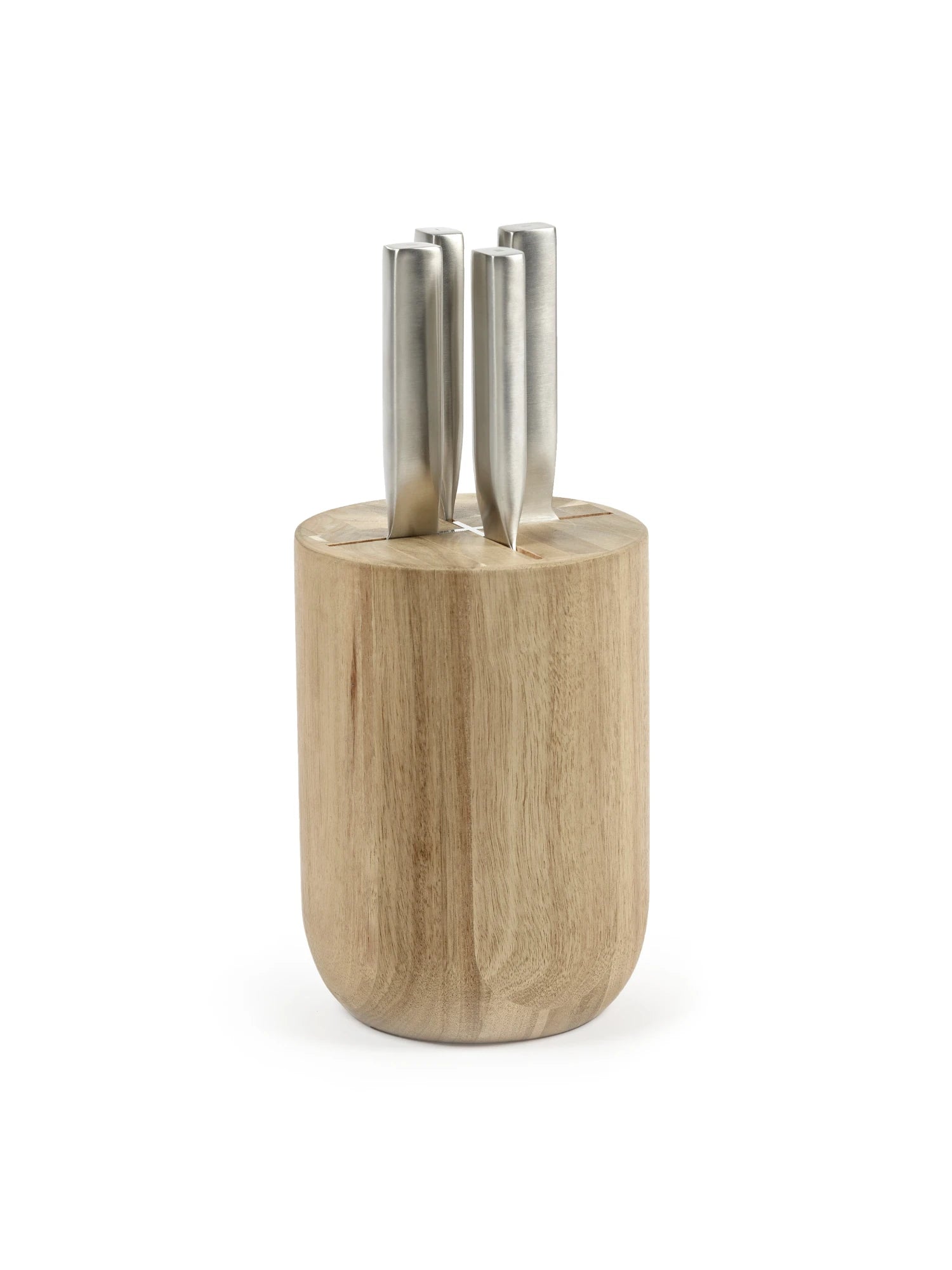 Base Knife Set w/ Wooden Knife Block