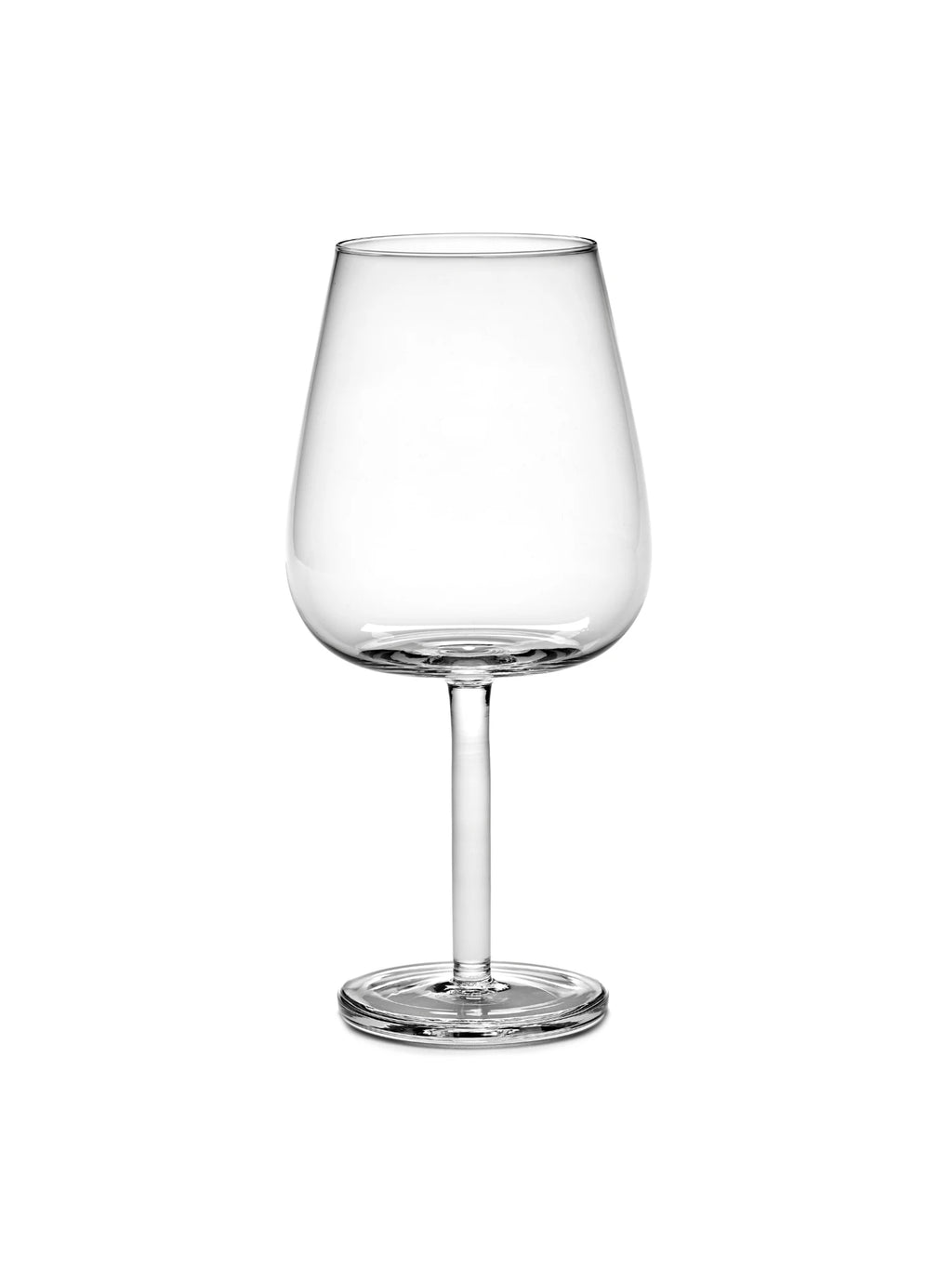 Base Curved Red Wine Glass - Set of 4