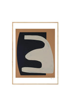 Beige on Black - Art Print