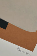 Chic Beige on Black suede shoes with block heel and comfortable cushioned insole