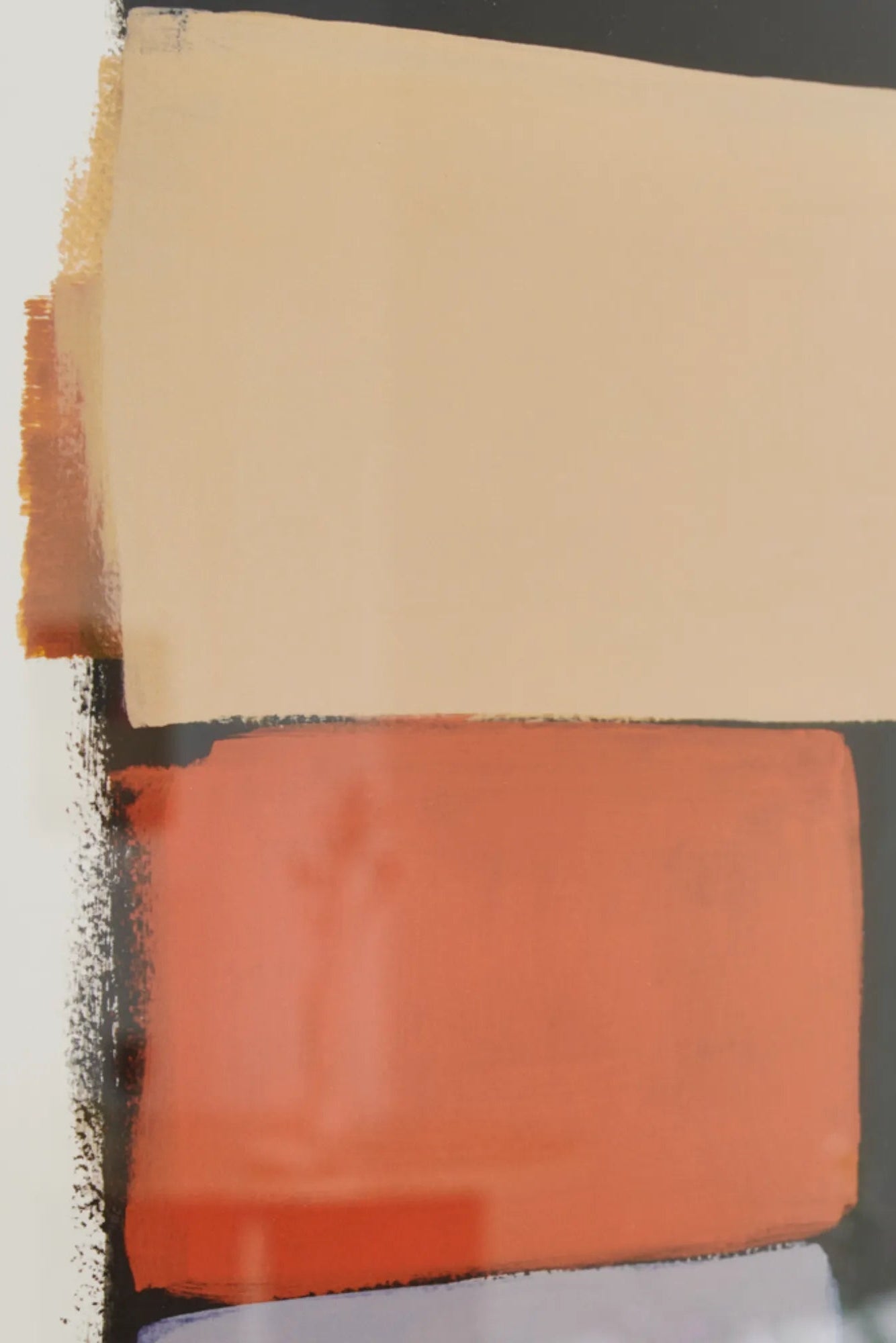  Abstract geometric design in various shades of red and orange
