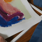 A close-up image of the Mudra product, showing its sleek and modern design with a comfortable grip and easy-to-use features