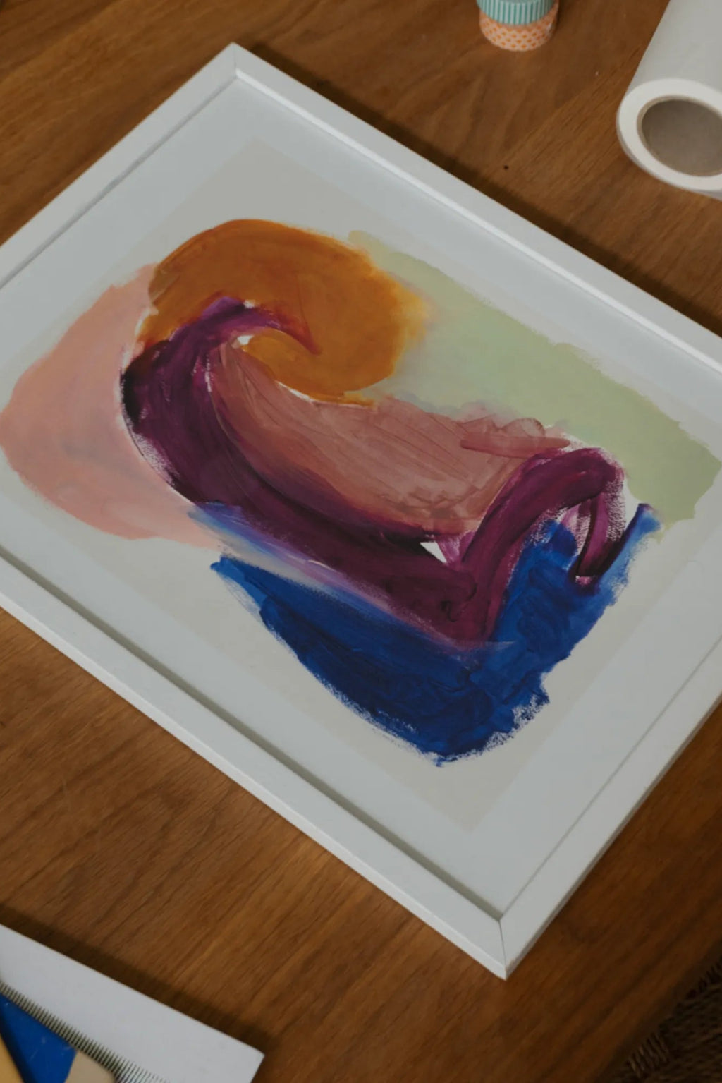 A close-up image of the Mudra product, a sleek and modern meditation tool designed to promote mindfulness and relaxation