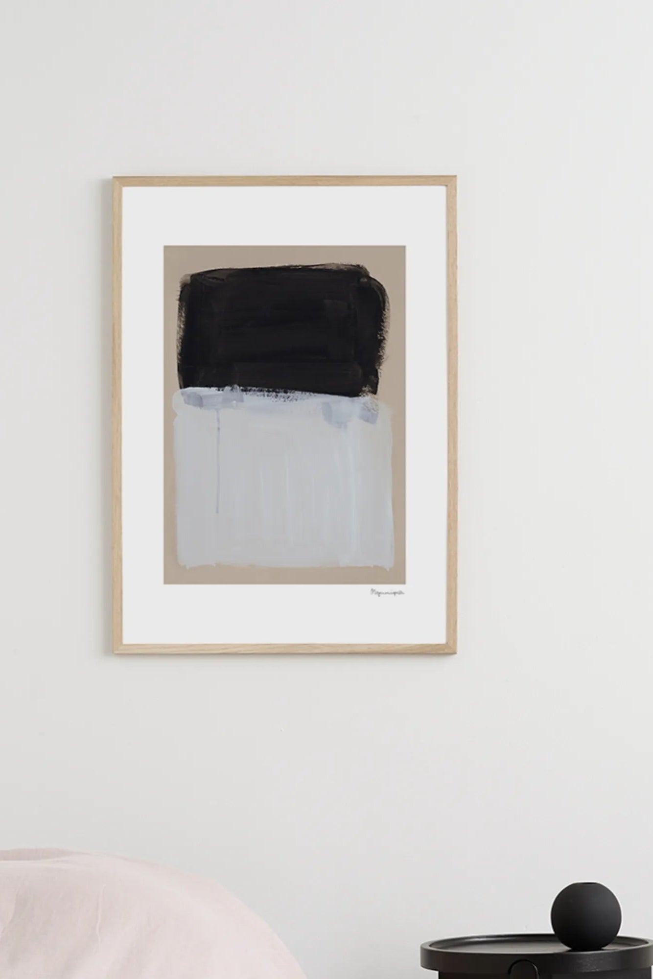 Close-up of beautifully painted surface with intricate brush strokes and vibrant colors