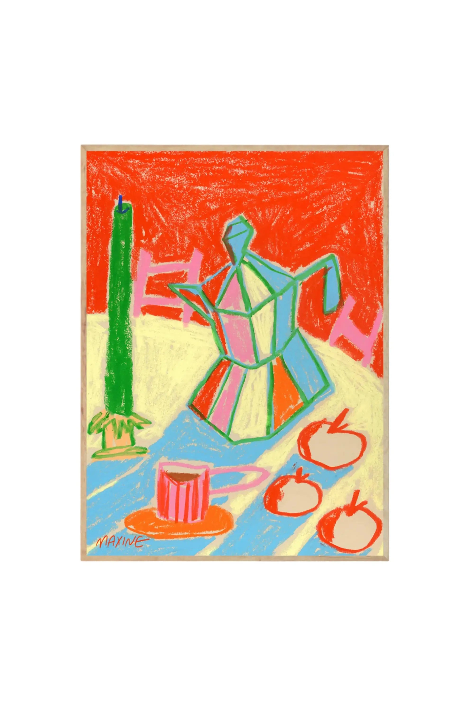 Bialetti and Clementines - Art Print