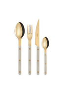 Bistrot Gold Solid 4-Piece Cutlery Flatware Set