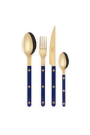 Bistrot Gold Solid 4-Piece Cutlery Flatware Set