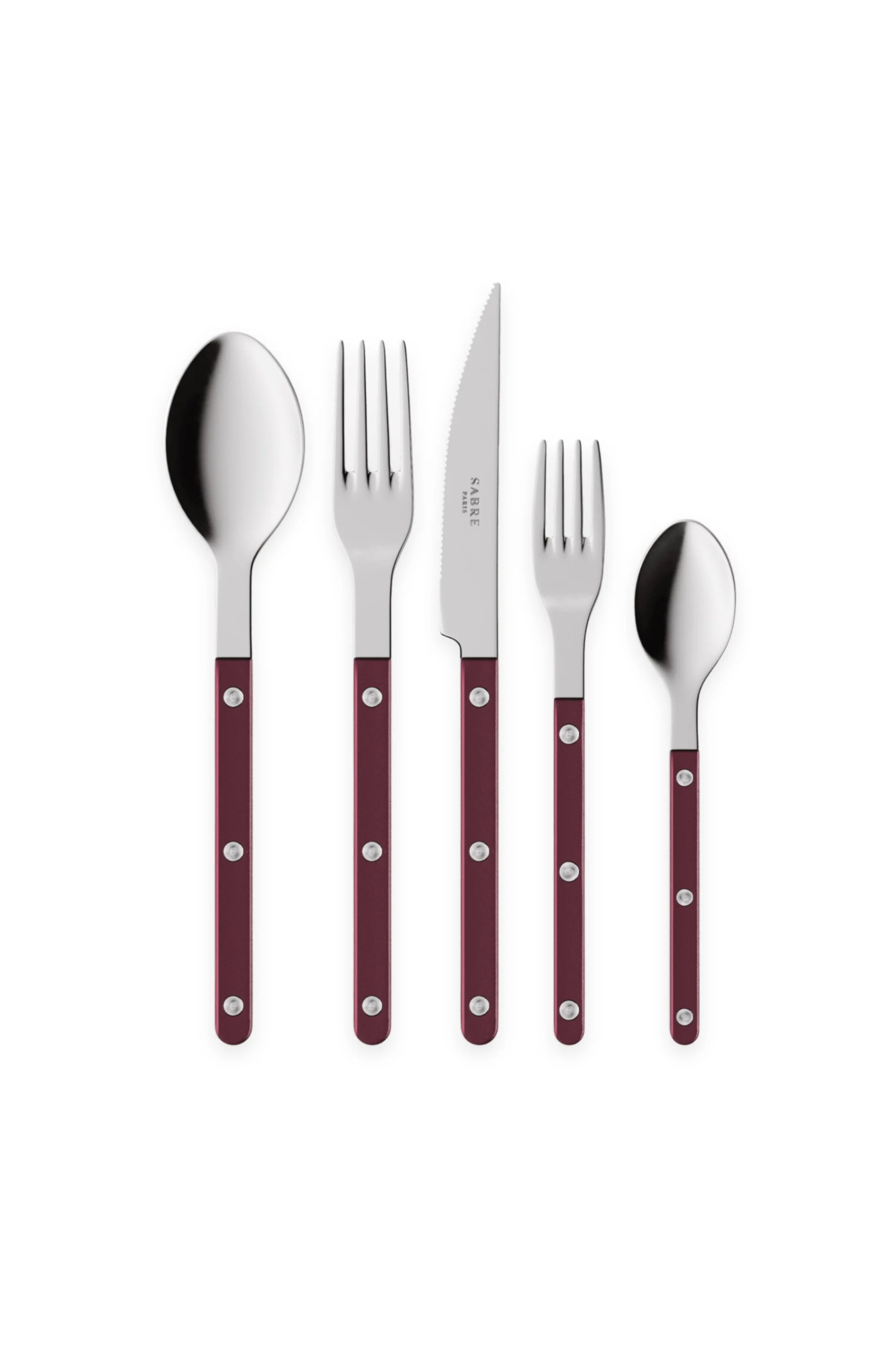 Bistrot Pearly 5-Piece Cutlery Flatware Set