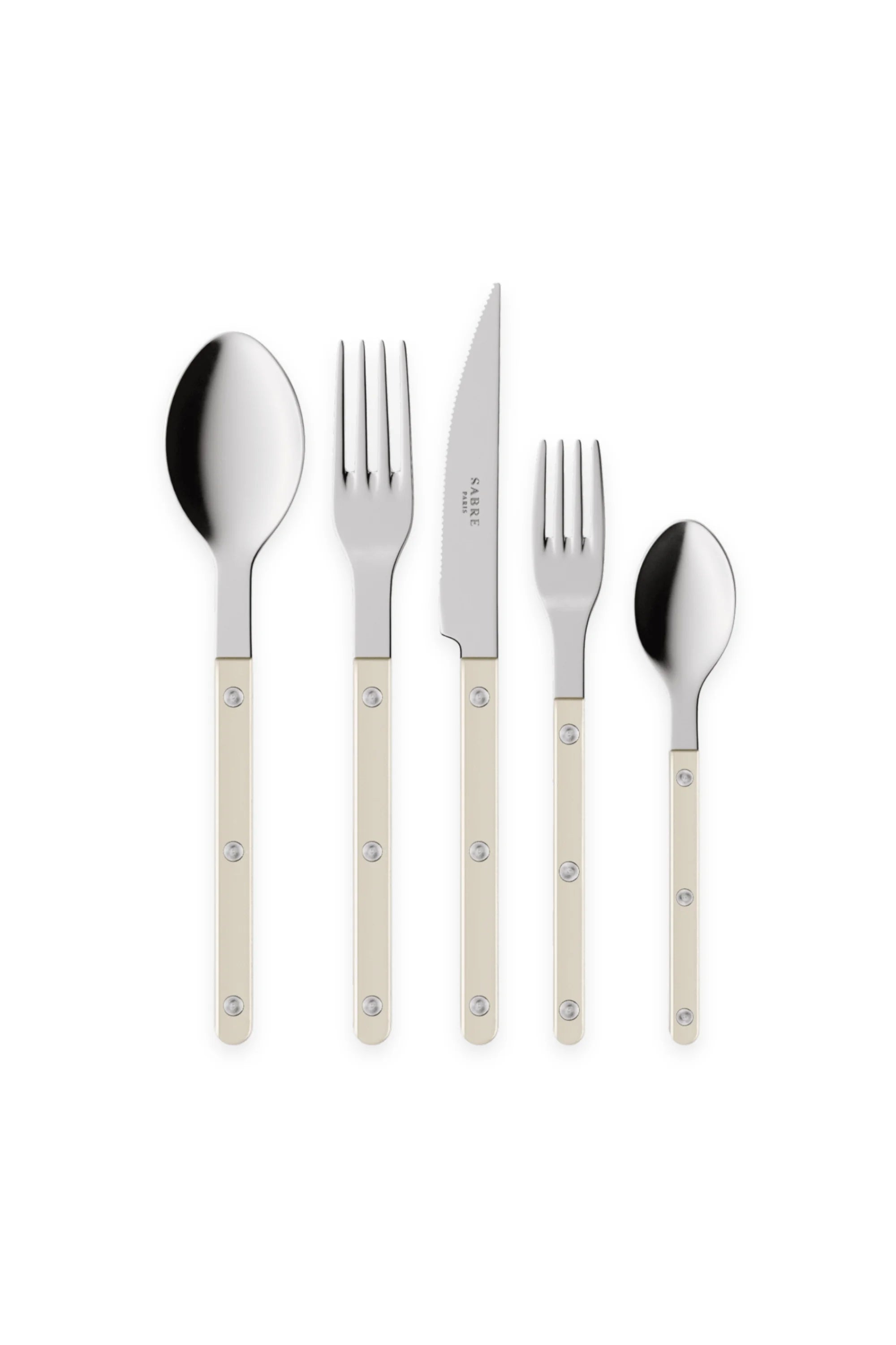 Bistrot Pearly 5-Piece Cutlery Flatware Set