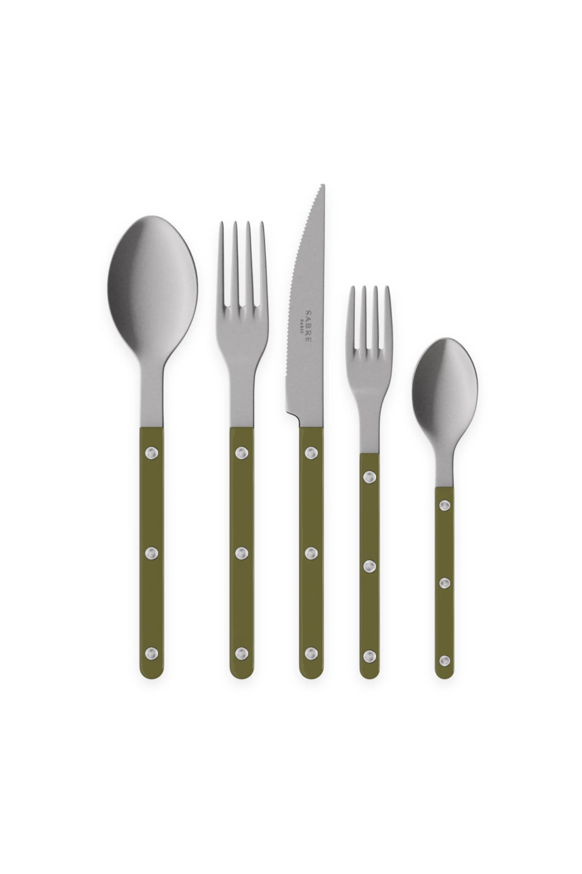 Bistrot Vintage Solid 5-Piece Cutlery Flatware Set