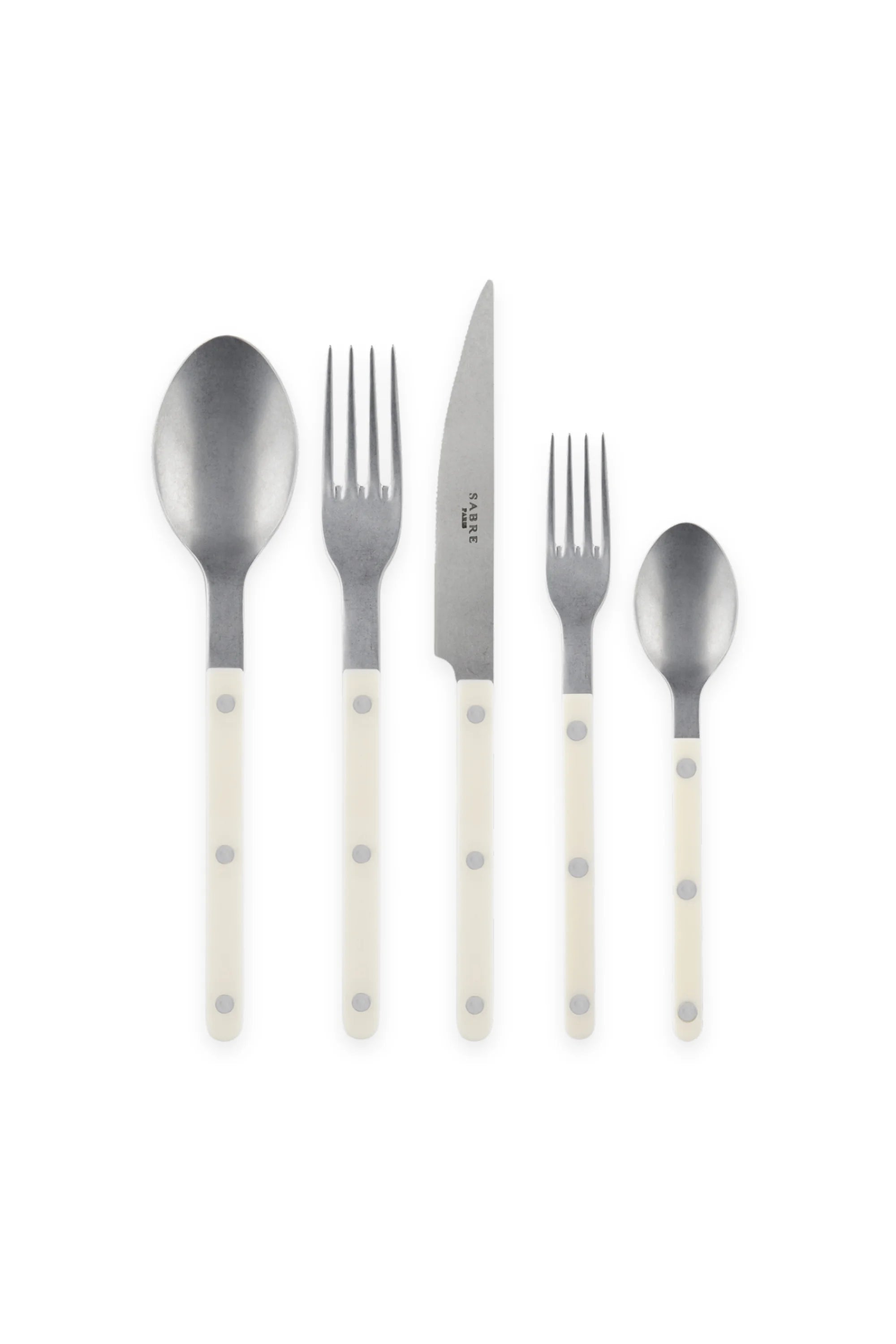 Bistrot Vintage Solid 5-Piece Cutlery Flatware Set