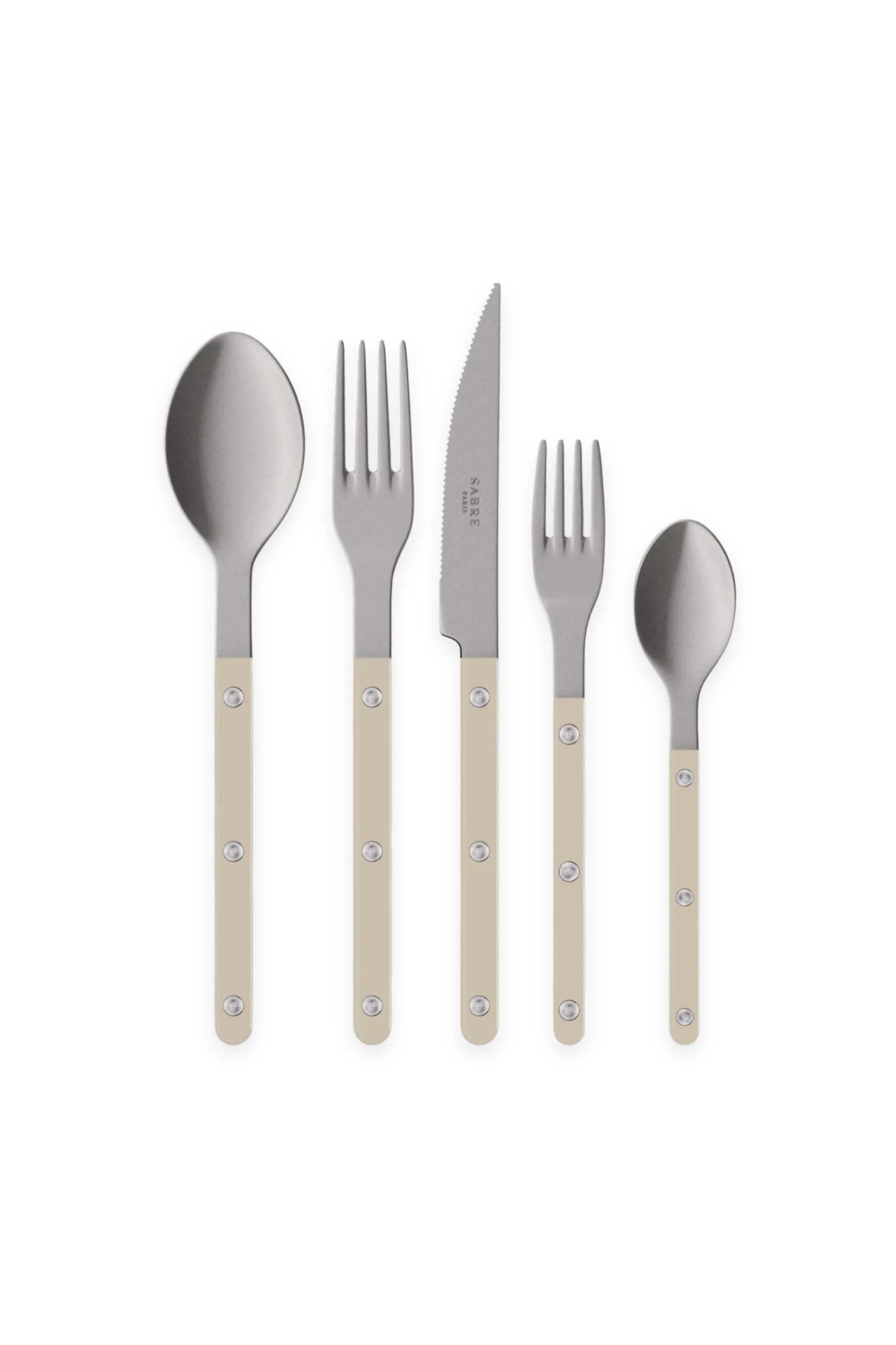 Bistrot Vintage Solid 5-Piece Cutlery Flatware Set