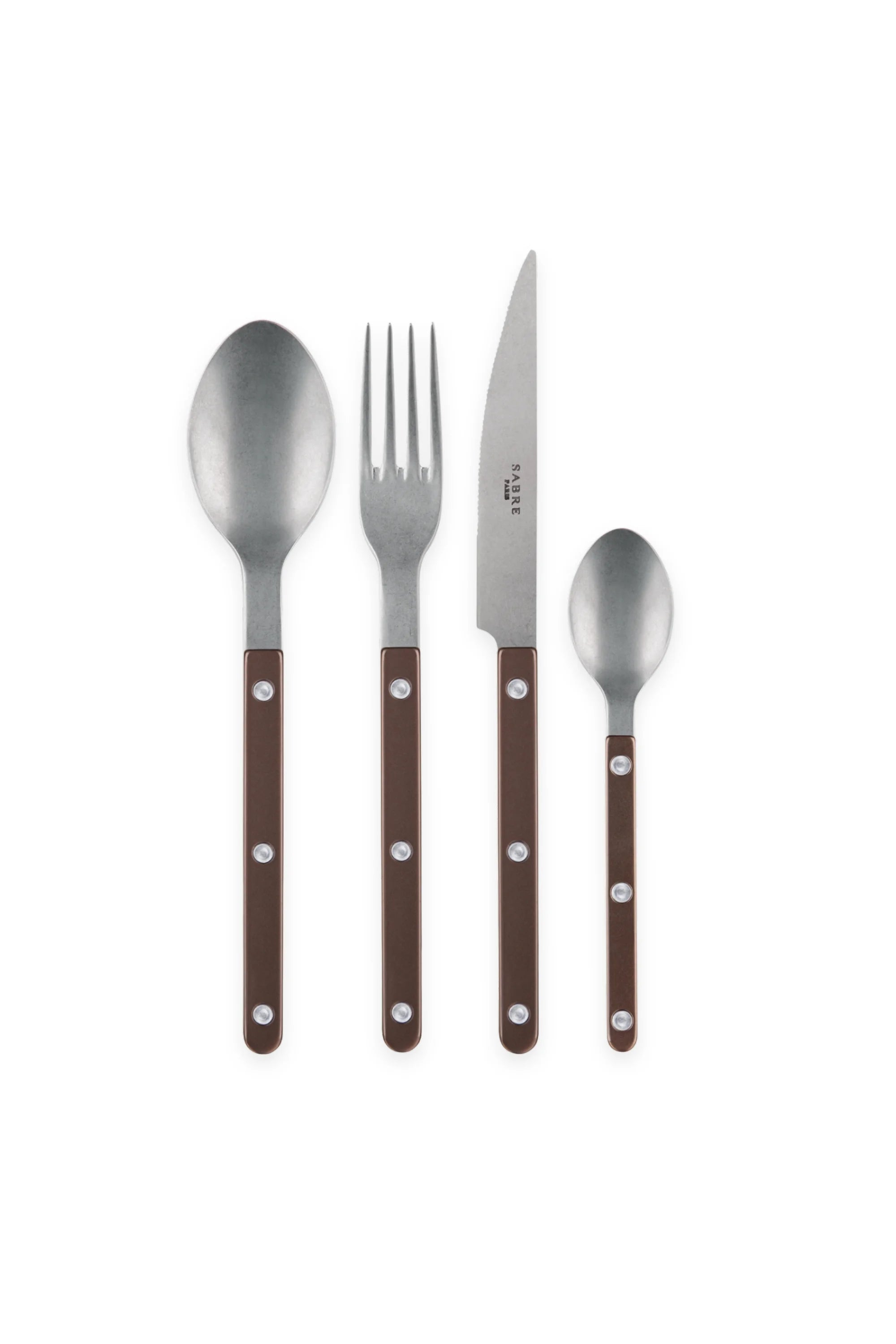 Bistrot Vintage Pearly 4-Piece Cutlery Flatware Set