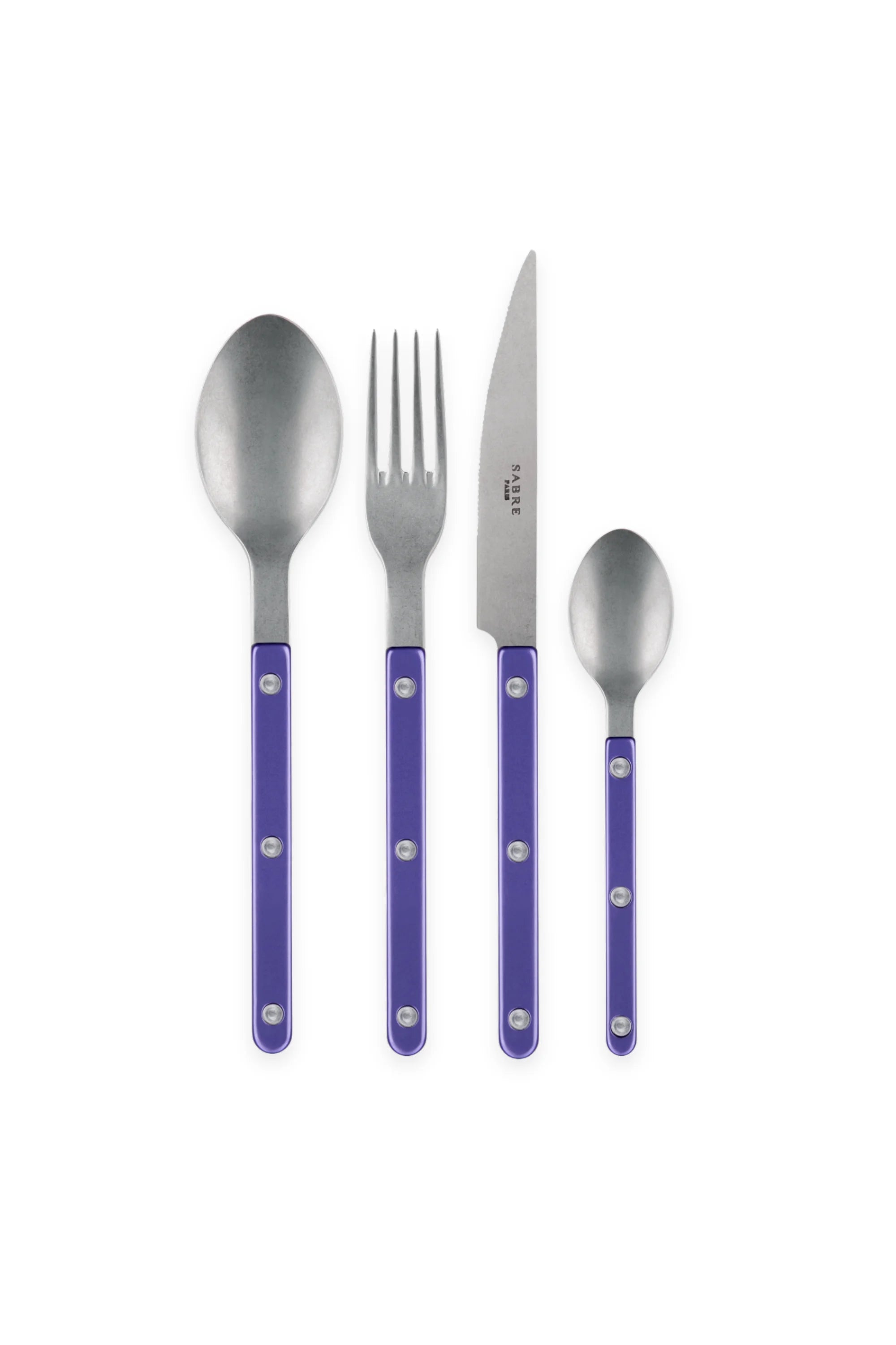 Bistrot Vintage Pearly 4-Piece Cutlery Flatware Set