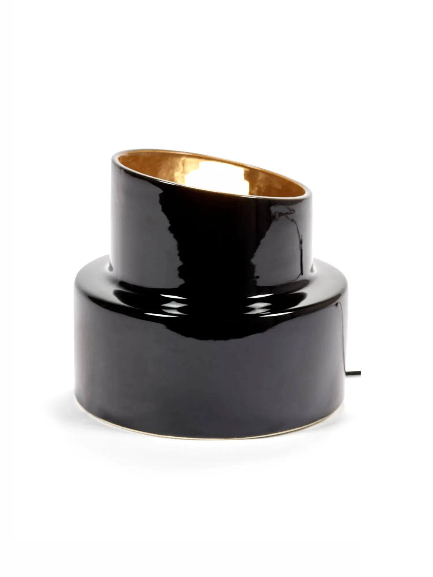 Black Pillar Table Lamp