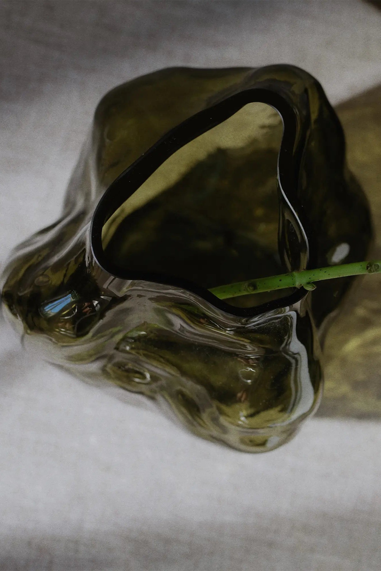 The Blæhr Vase showcased in a contemporary living room setting