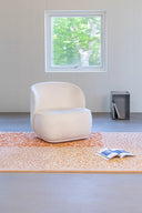 A luxurious, hand-woven Affinity Rug with a modern geometric design