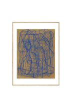 Blue Doodle - Art Print