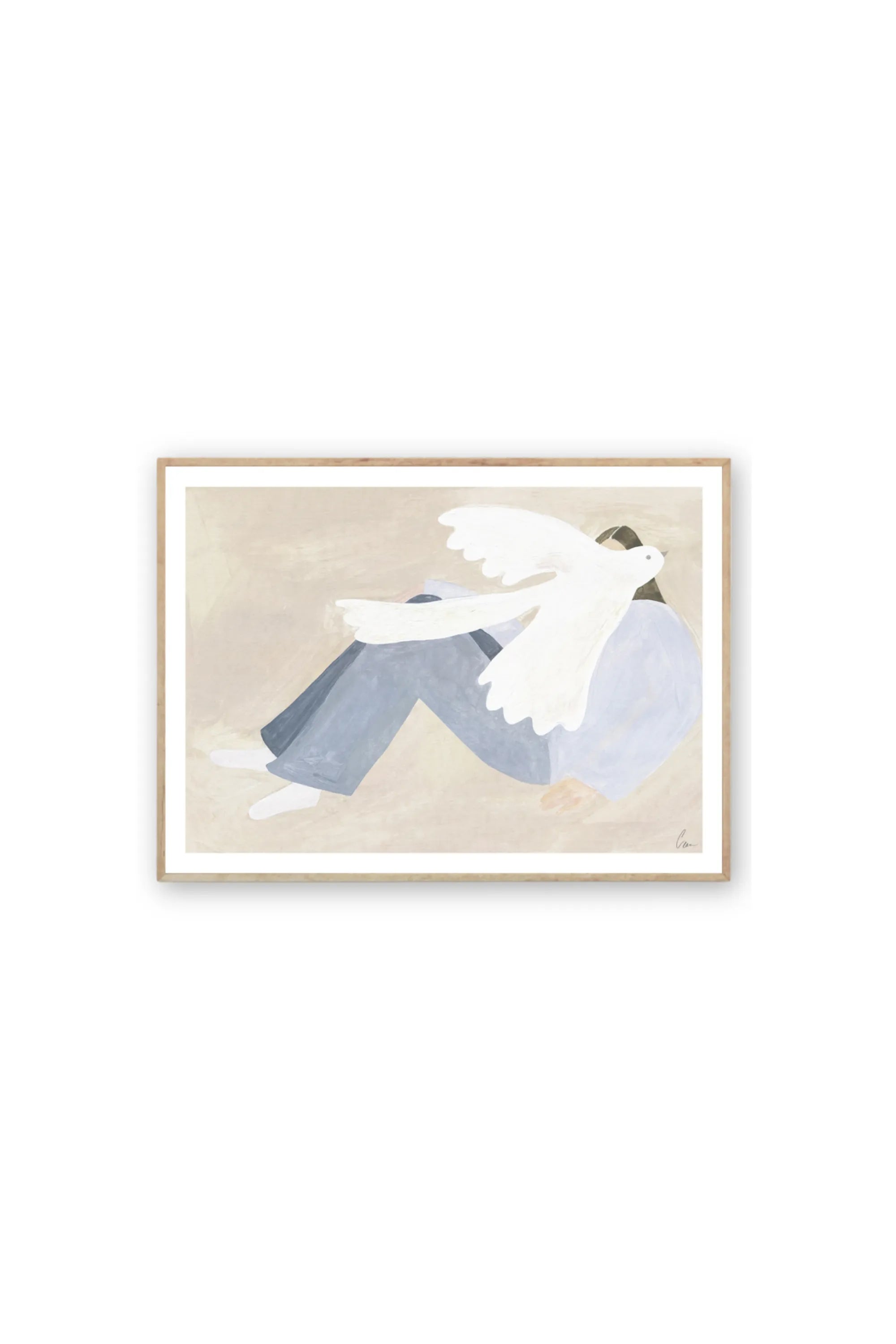 Bright Bird - Art Print by The Poster Club - THAT COOL LIVING