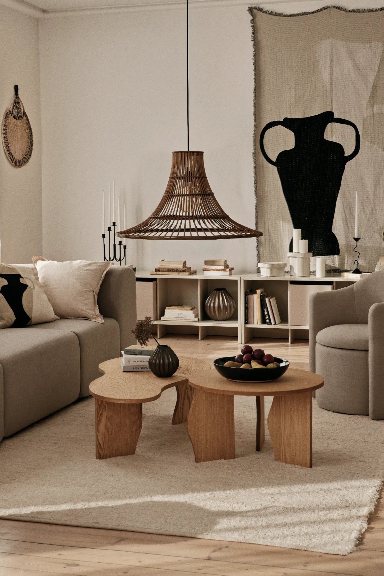  Spacious dining table with ample seating capacity and contemporary style