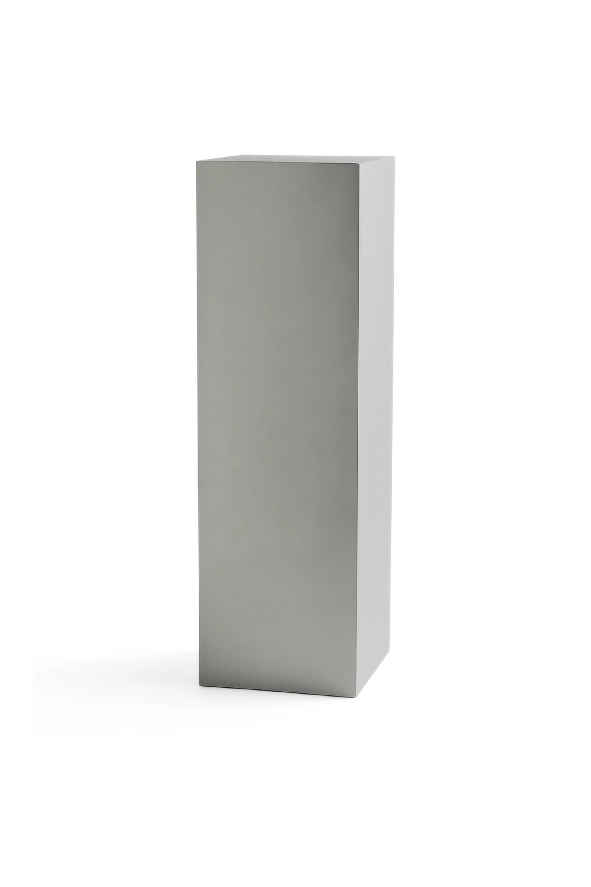 Brushed Metal Pedestal Stand