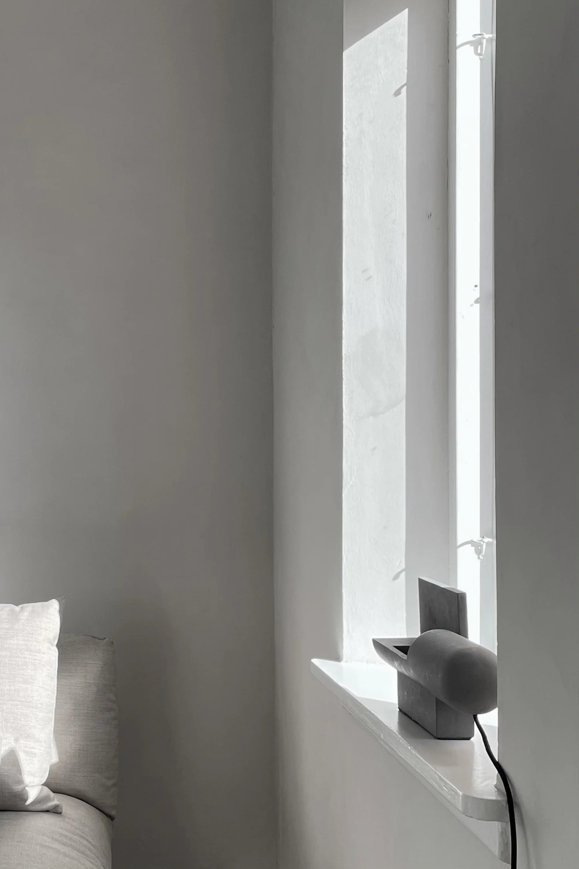 Brutalist Concrete Lamp