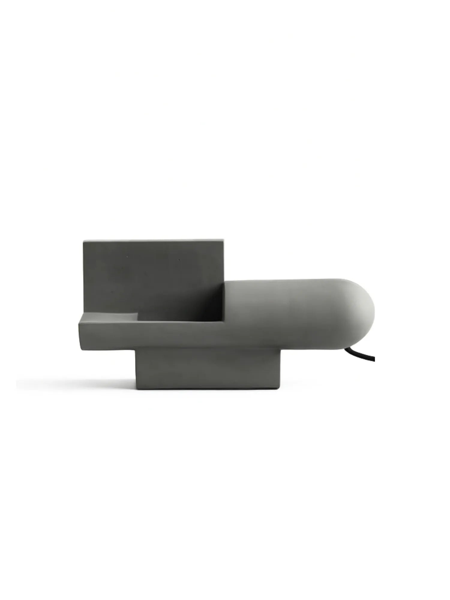 Brutalist Concrete Lamp