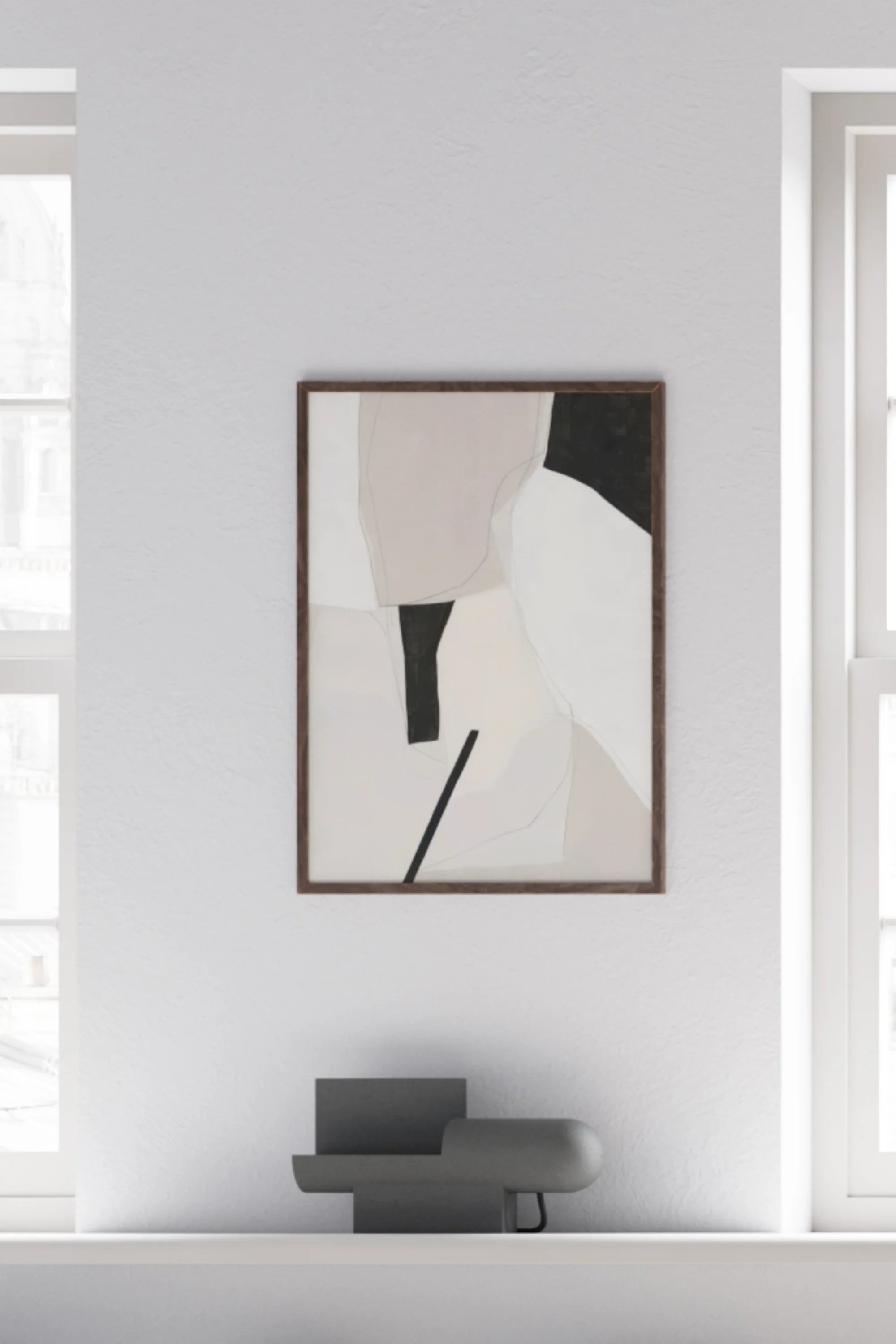 Brutalist Concrete Lamp