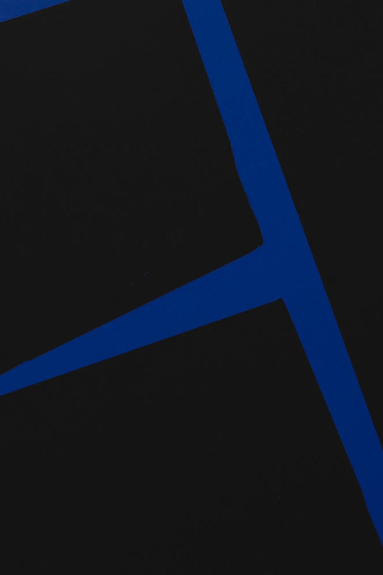 Side view of the Blue Geometric 02 product, demonstrating its sleek and modern shape