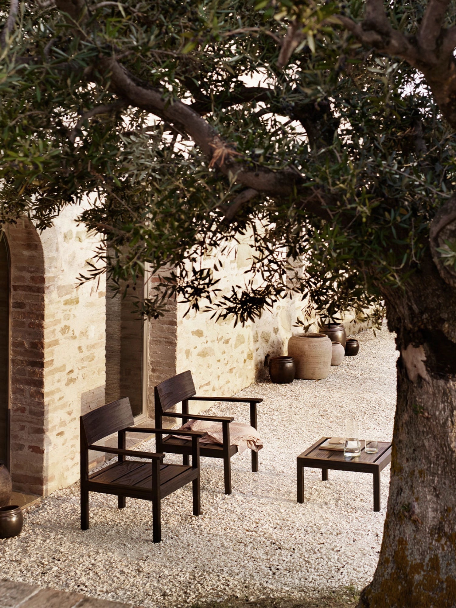 Outdoor Accoya Pinewood Side Table by Tine K - THAT COOL LIVING