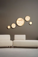 Anvers Wall Lamp – Alabaster and Brass Wall Fixture - CTO Lighting - That Cool Living