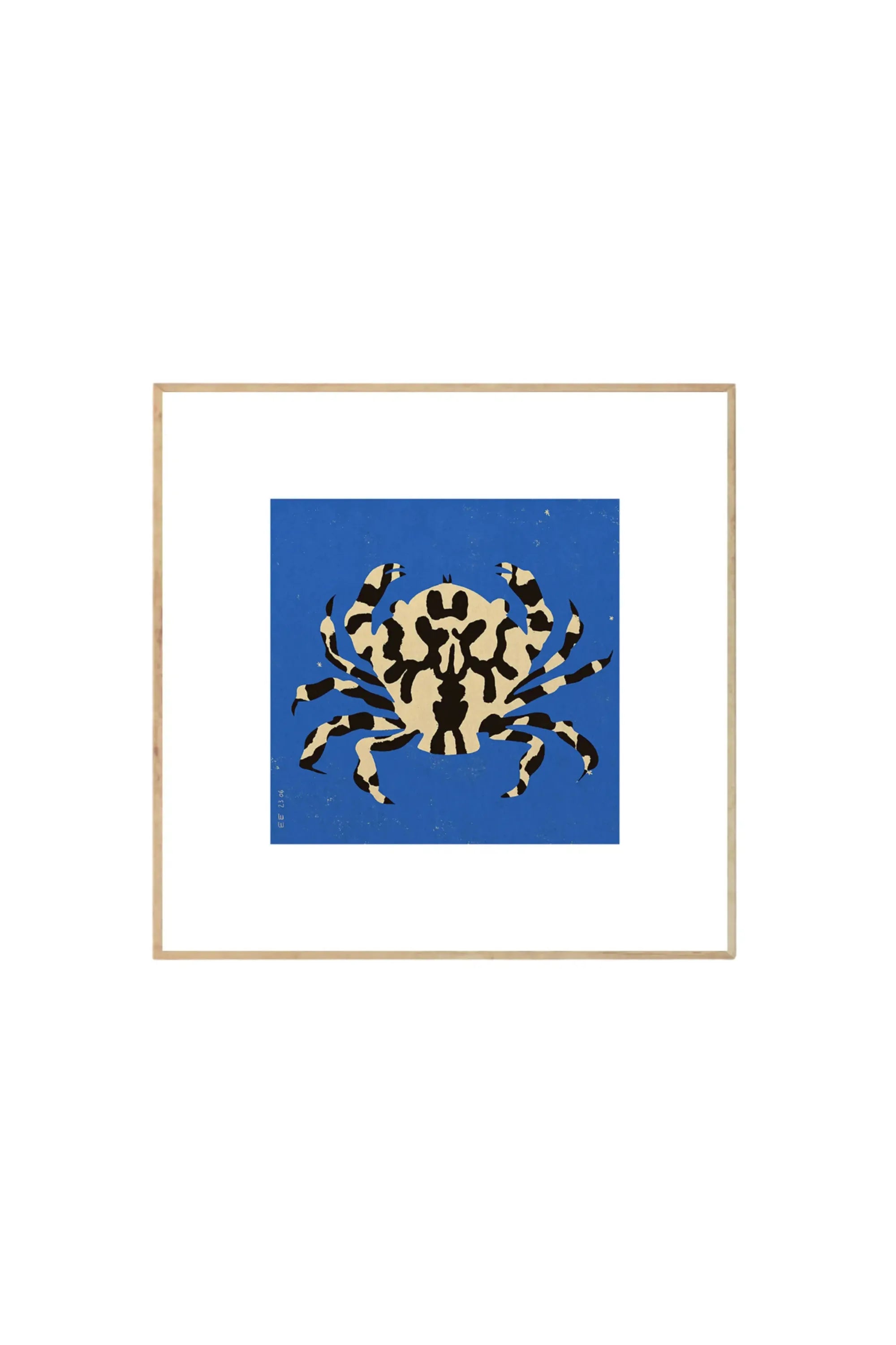 Calico Crab - Art Print by The Poster Club - THAT COOL LIVING