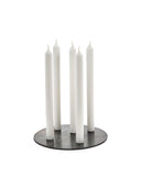 Candelabra Blue Steel Candle Holder