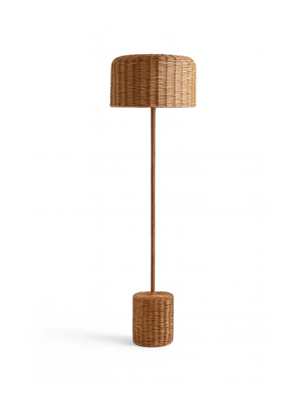 Cane Rattan Floor Lamp