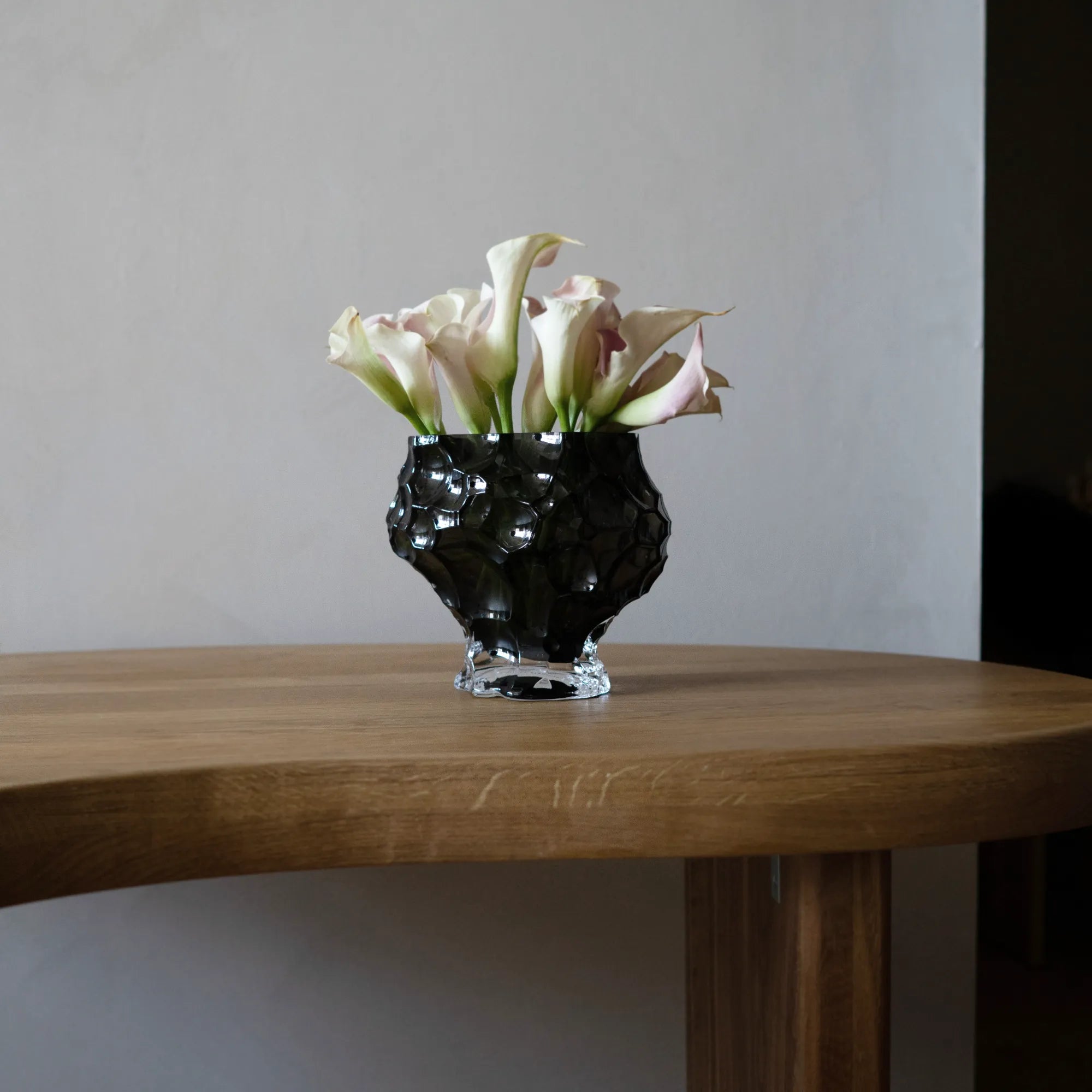 Canyon Vase - Medi displayed in a modern and minimalist home decor setting