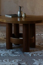 Hand-woven ivory and grey area rug, featuring intricate geometric patterns